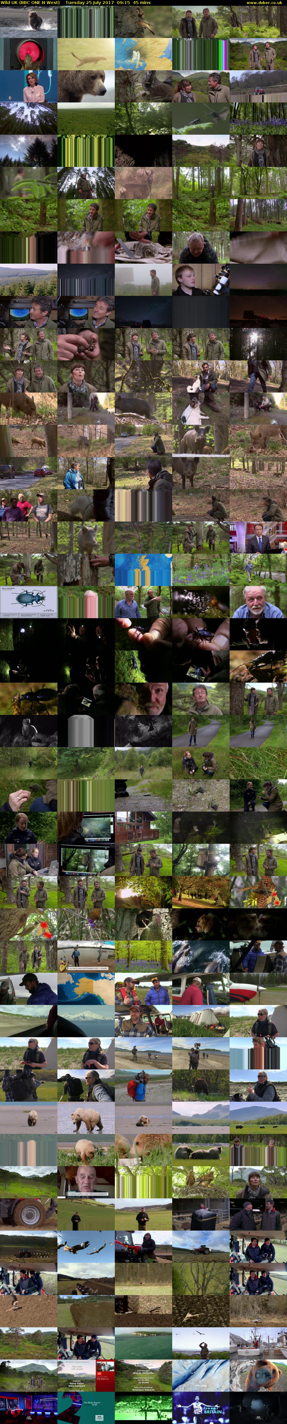 Wild UK (BBC ONE N West) Tuesday 25 July 2017 09:15 - 10:00
