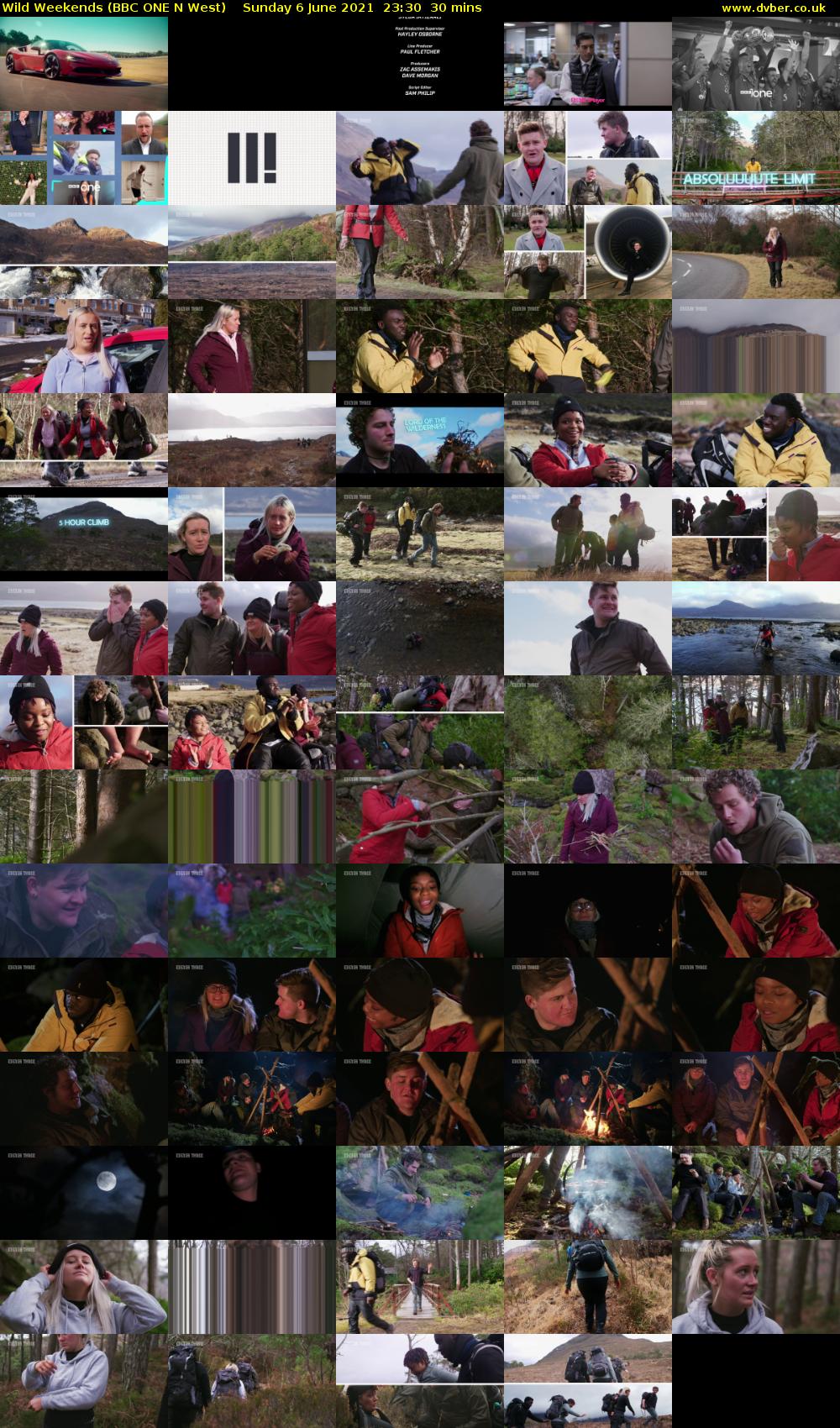 Wild Weekends (BBC ONE N West) Sunday 6 June 2021 23:30 - 00:00