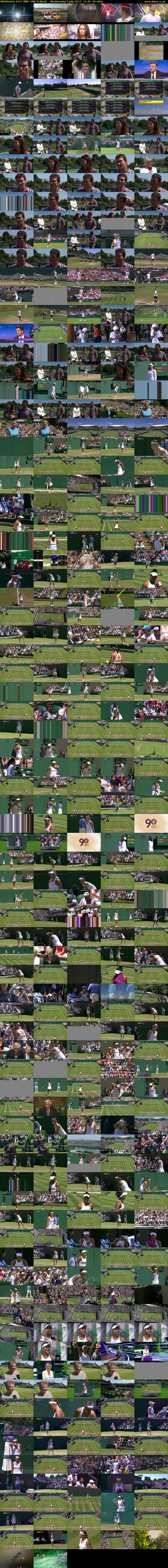 Wimbledon 2017 (BBC ONE N West) Wednesday 5 July 2017 11:30 - 13:00