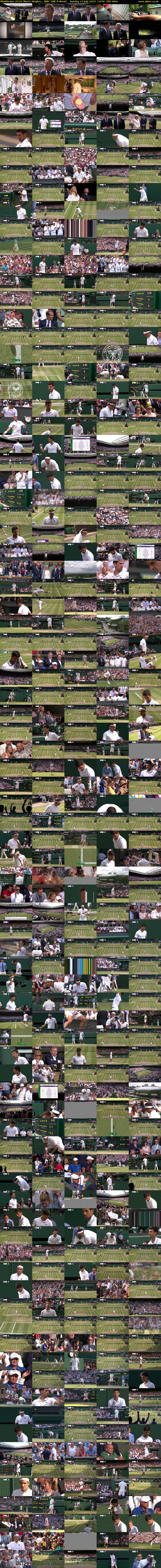 Wimbledon 2019: Men's Singles... (BBC ONE N West) Sunday 14 July 2019 13:50 - 18:35