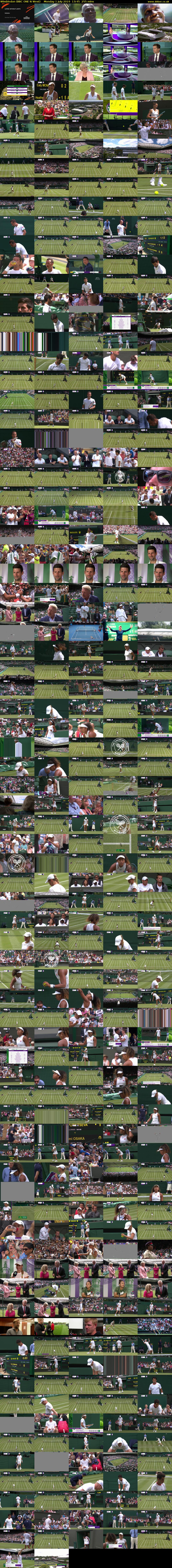 Wimbledon (BBC ONE N West) Monday 1 July 2019 13:45 - 18:00