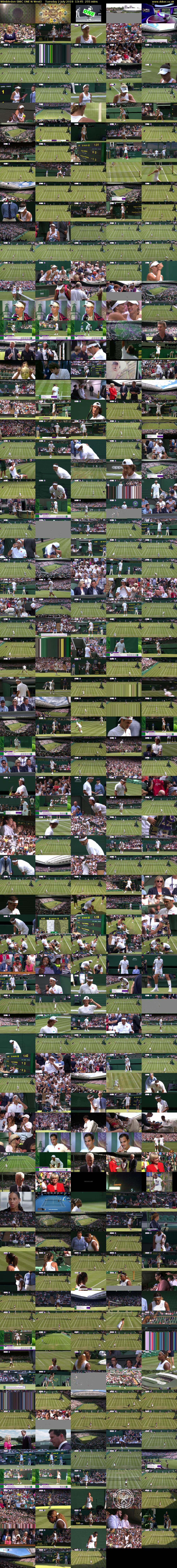 Wimbledon (BBC ONE N West) Tuesday 2 July 2019 13:45 - 18:00