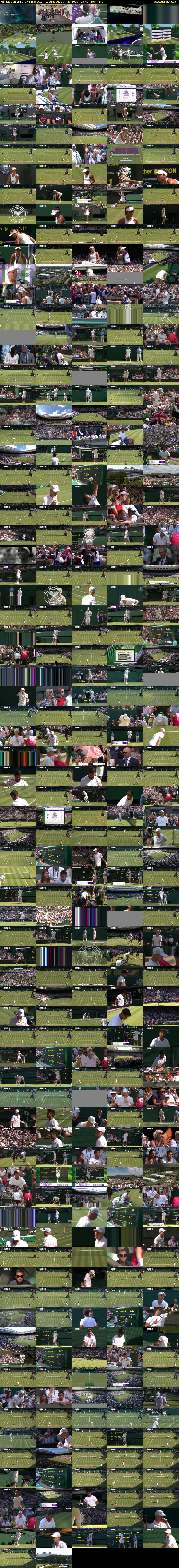 Wimbledon (BBC ONE N West) Wednesday 3 July 2019 13:45 - 18:00