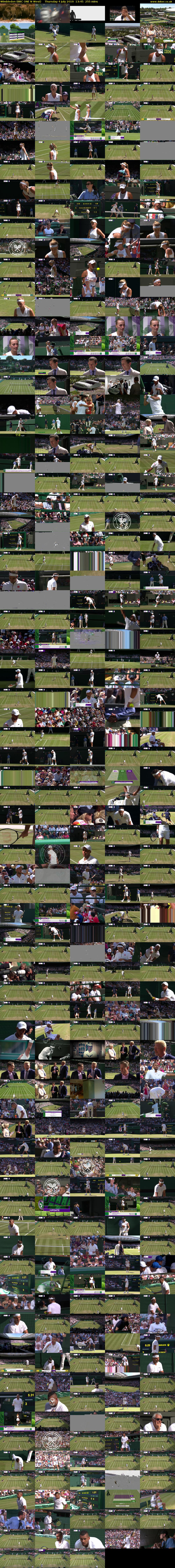 Wimbledon (BBC ONE N West) Thursday 4 July 2019 13:45 - 18:00