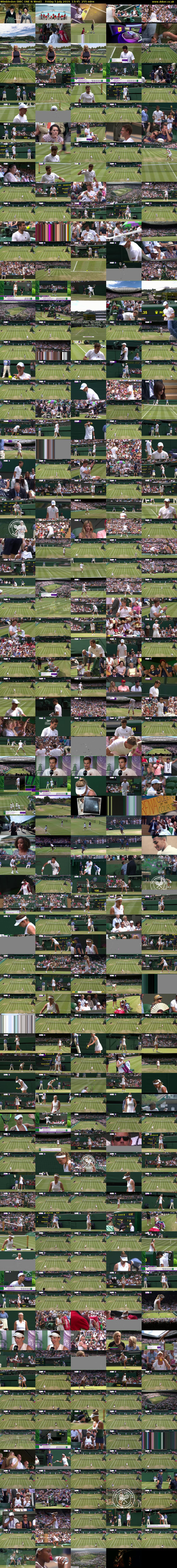 Wimbledon (BBC ONE N West) Friday 5 July 2019 13:45 - 18:00