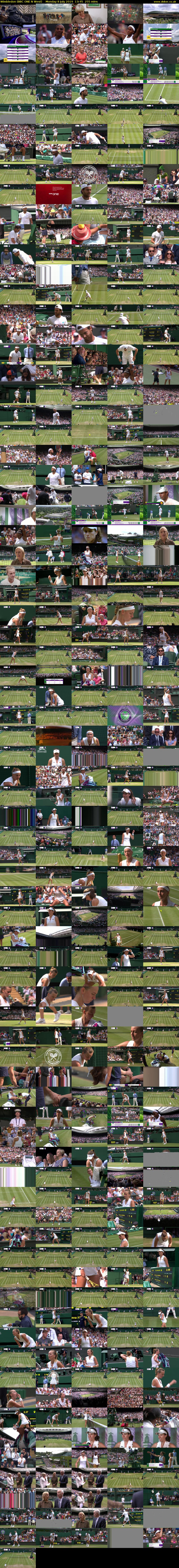 Wimbledon (BBC ONE N West) Monday 8 July 2019 13:45 - 18:00