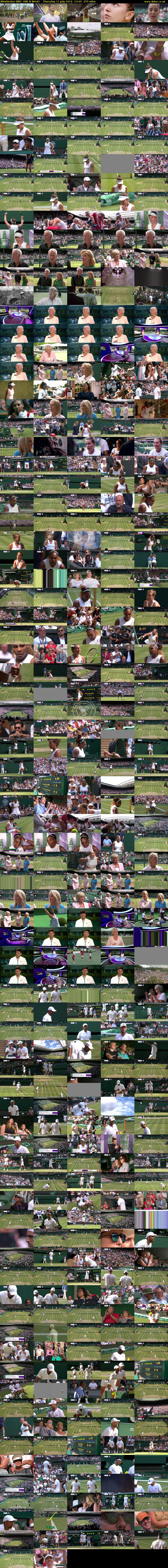 Wimbledon (BBC ONE N West) Thursday 11 July 2019 13:45 - 18:00