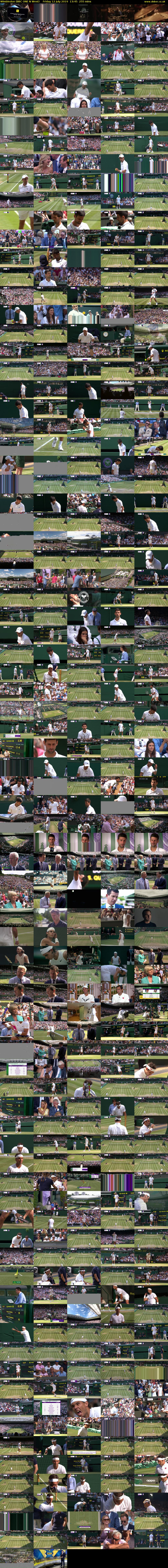 Wimbledon (BBC ONE N West) Friday 12 July 2019 13:45 - 18:00