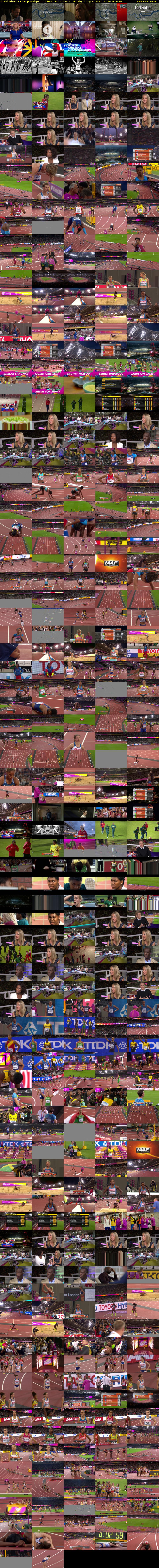 World Athletics Championships 2017 (BBC ONE N West) Monday 7 August 2017 20:30 - 22:00