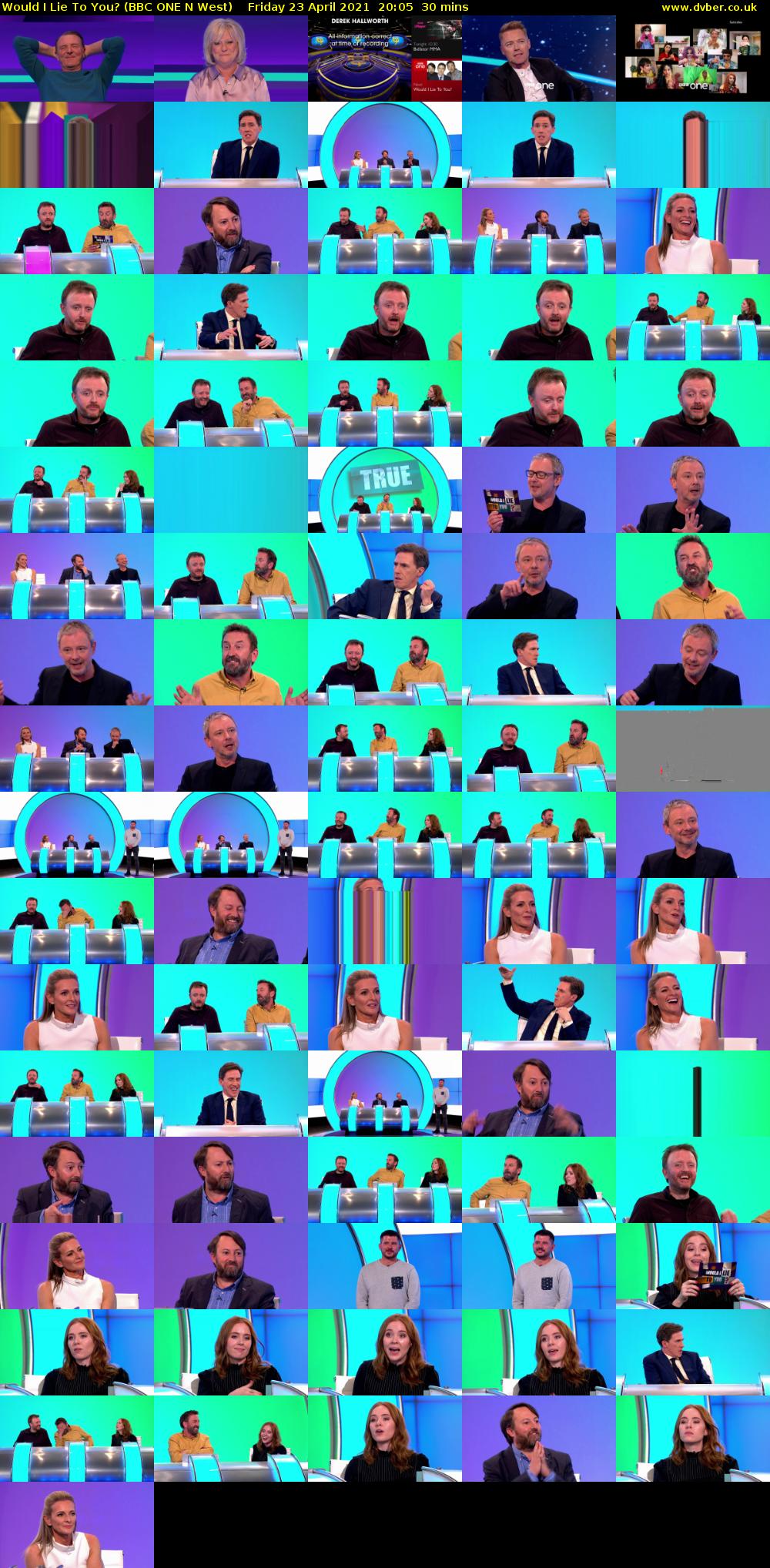 Would I Lie To You? (BBC ONE N West) Friday 23 April 2021 20:05 - 20:35
