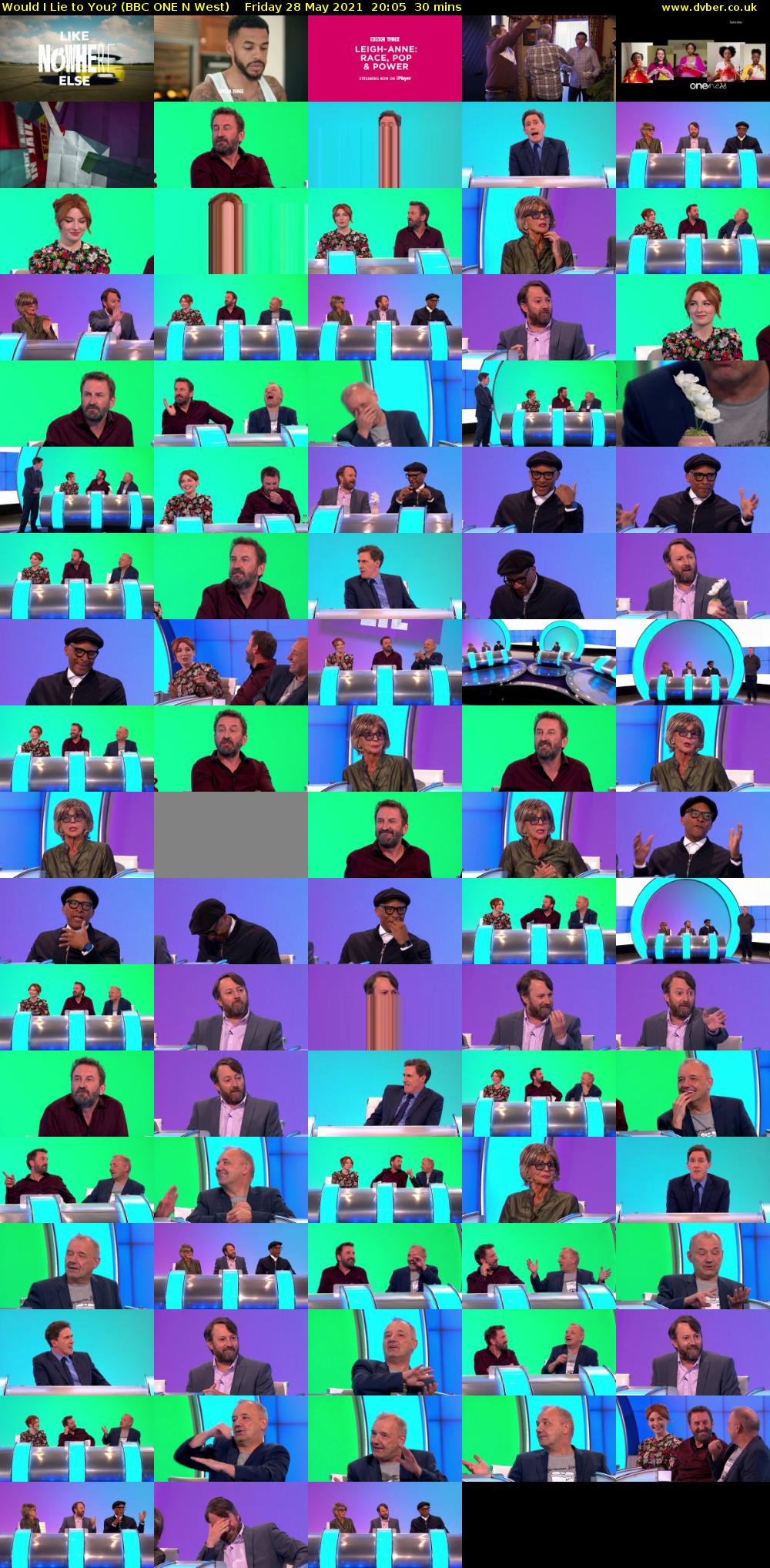 Would I Lie to You? (BBC ONE N West) Friday 28 May 2021 20:05 - 20:35