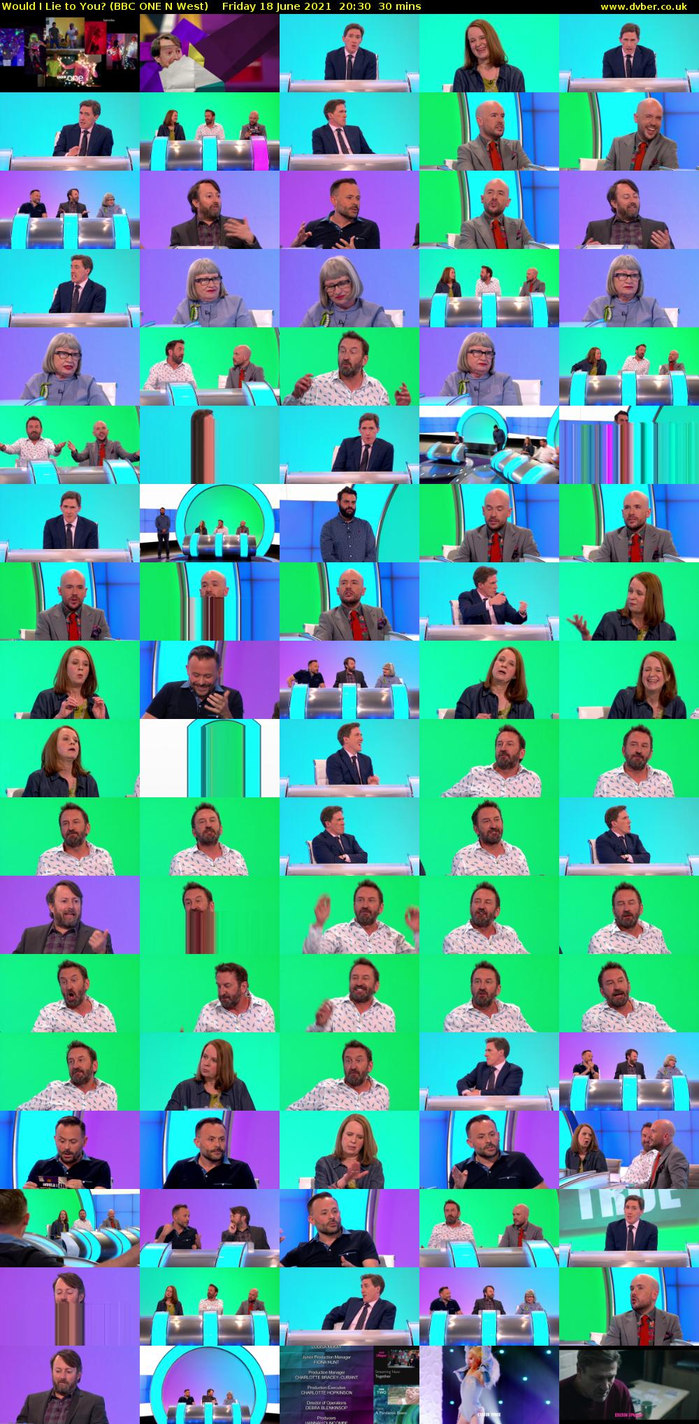 Would I Lie to You? (BBC ONE N West) Friday 18 June 2021 20:30 - 21:00