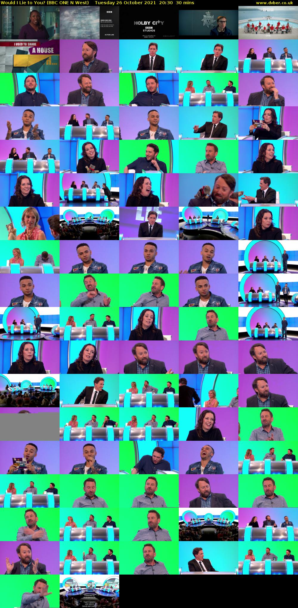 Would I Lie to You? (BBC ONE N West) Tuesday 26 October 2021 20:30 - 21:00