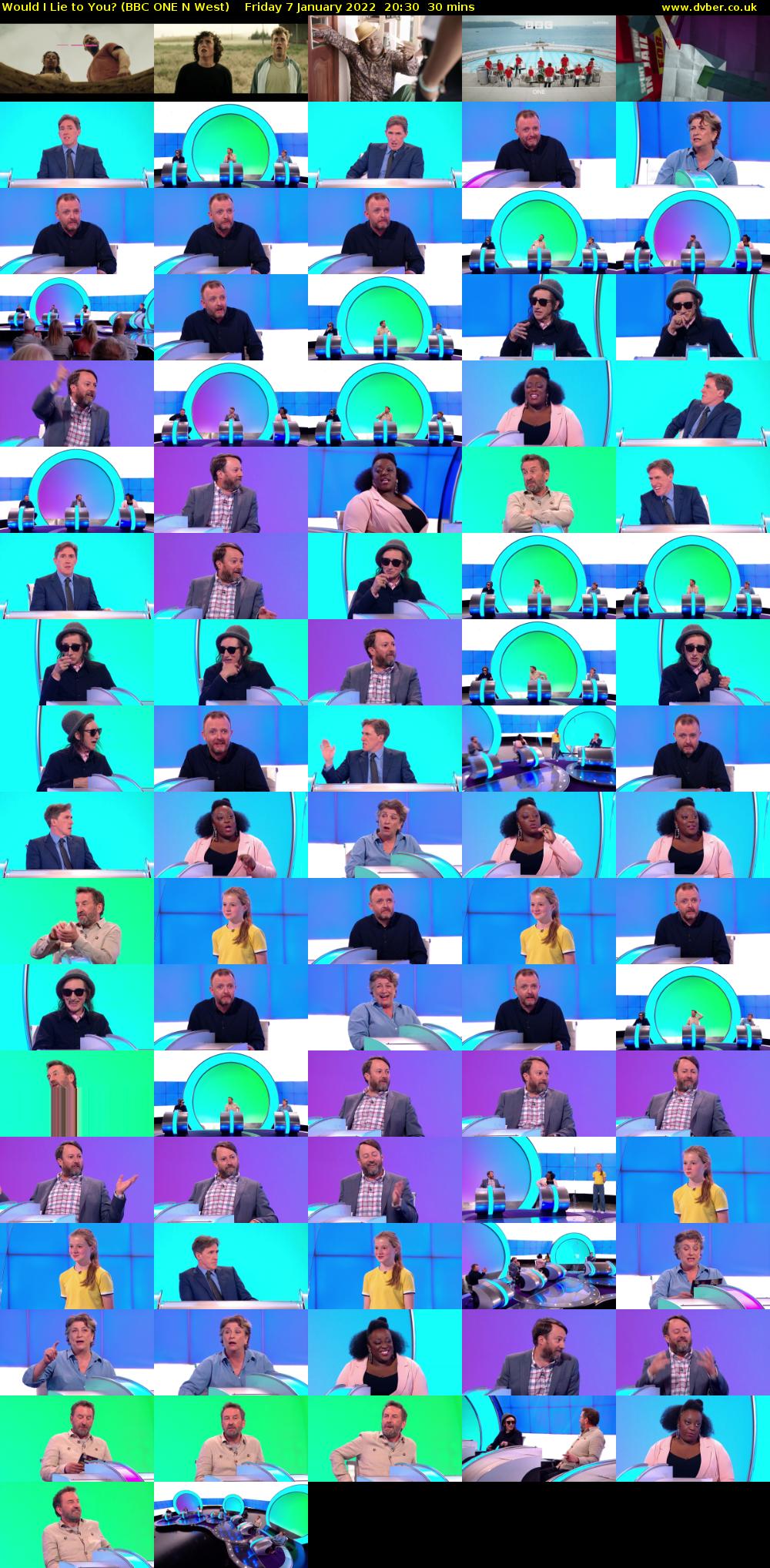 Would I Lie to You? (BBC ONE N West) Friday 7 January 2022 20:30 - 21:00