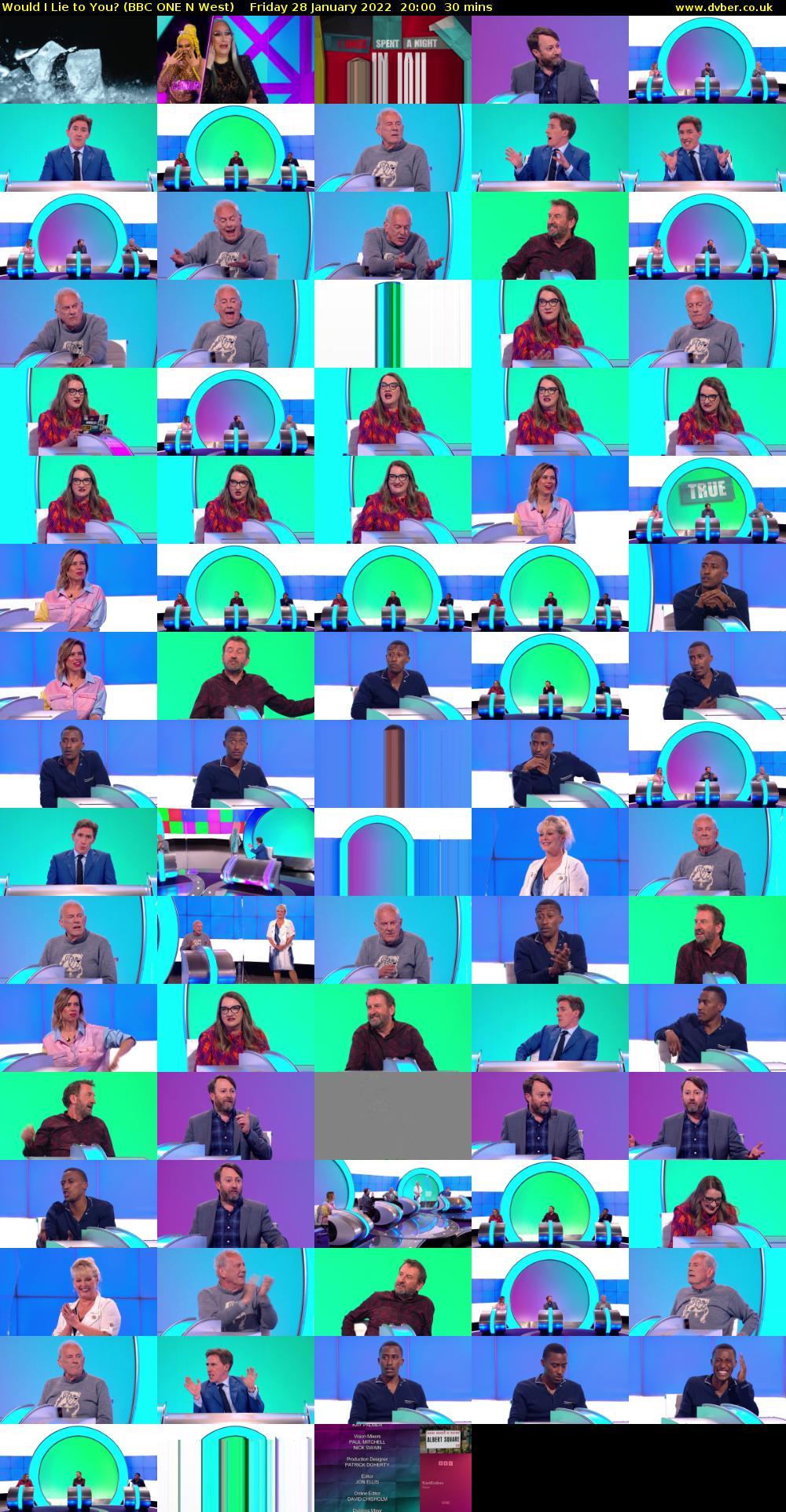 Would I Lie to You? (BBC ONE N West) Friday 28 January 2022 20:00 - 20:30