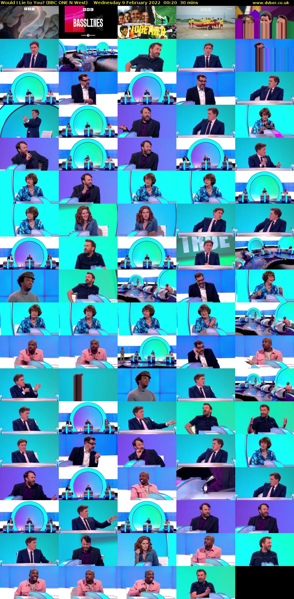 Would I Lie to You? (BBC ONE N West) Wednesday 9 February 2022 00:20 - 00:50