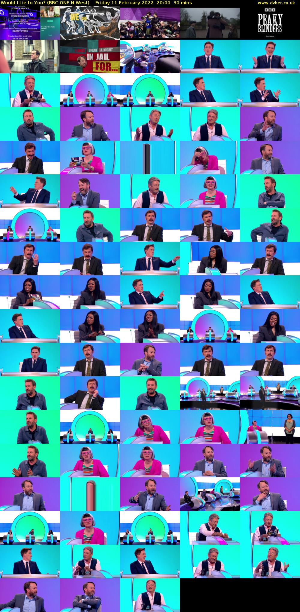 Would I Lie to You? (BBC ONE N West) Friday 11 February 2022 20:00 - 20:30