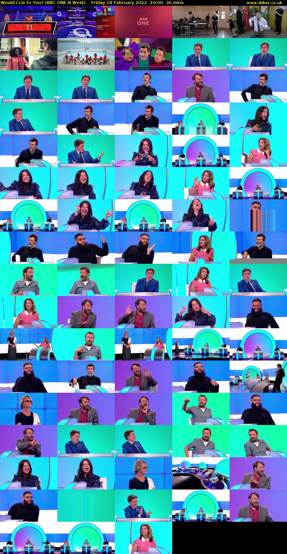 Would I Lie to You? (BBC ONE N West) Friday 18 February 2022 20:00 - 20:30