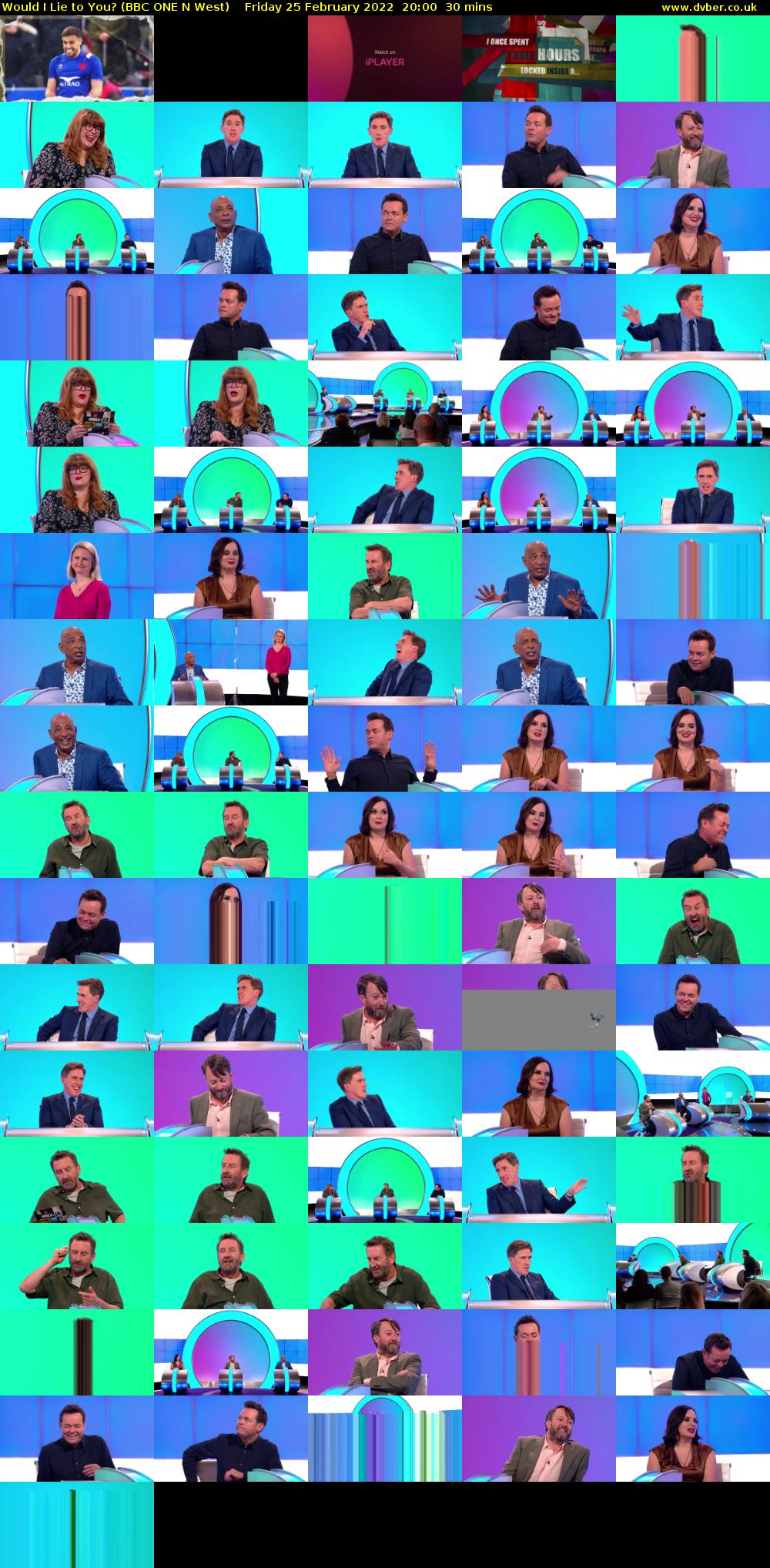 Would I Lie to You? (BBC ONE N West) Friday 25 February 2022 20:00 - 20:30