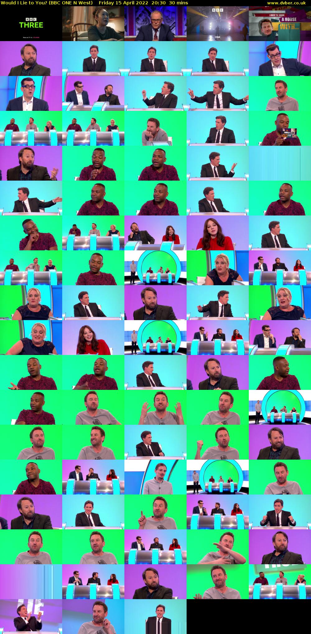 Would I Lie to You? (BBC ONE N West) Friday 15 April 2022 20:30 - 21:00