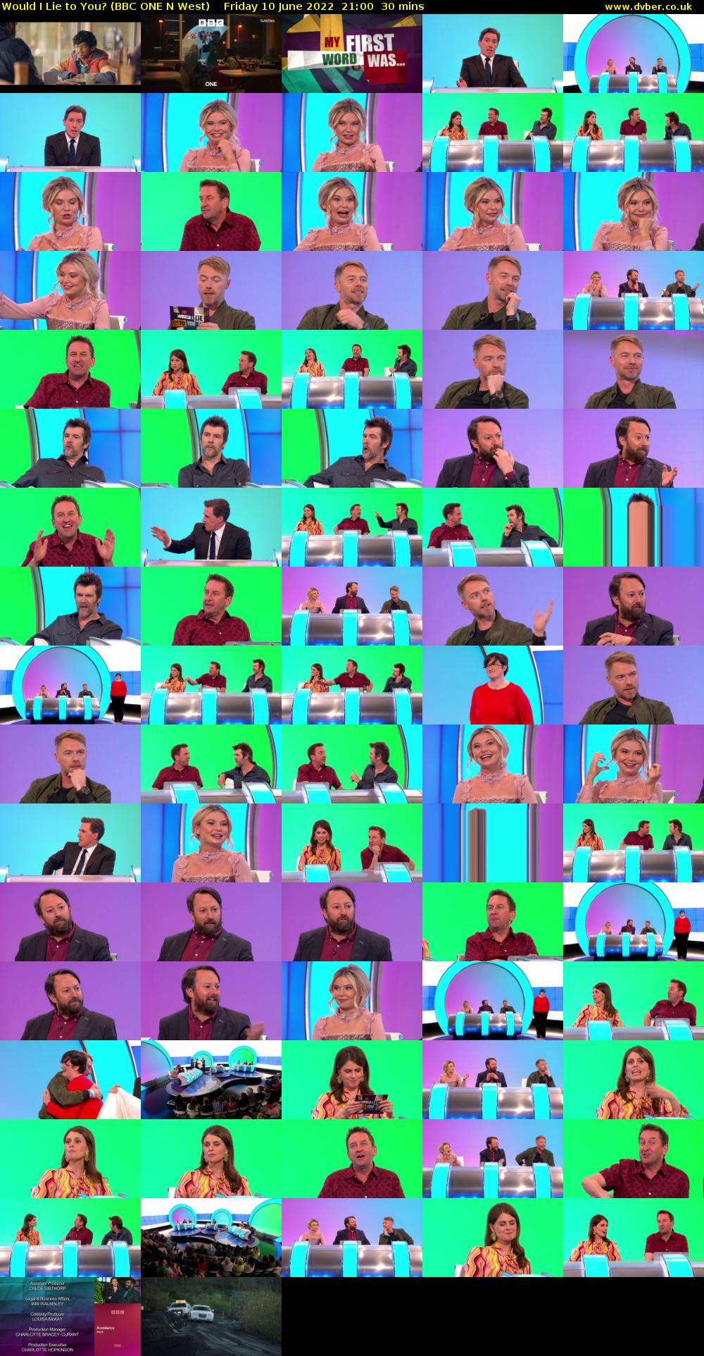 Would I Lie to You? (BBC ONE N West) Friday 10 June 2022 21:00 - 21:30