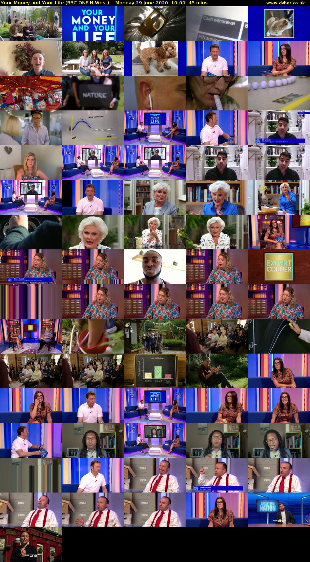 Your Money and Your Life (BBC ONE N West) Monday 29 June 2020 10:00 - 10:45