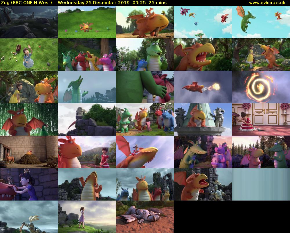 Zog (BBC ONE N West) Wednesday 25 December 2019 09:25 - 09:50