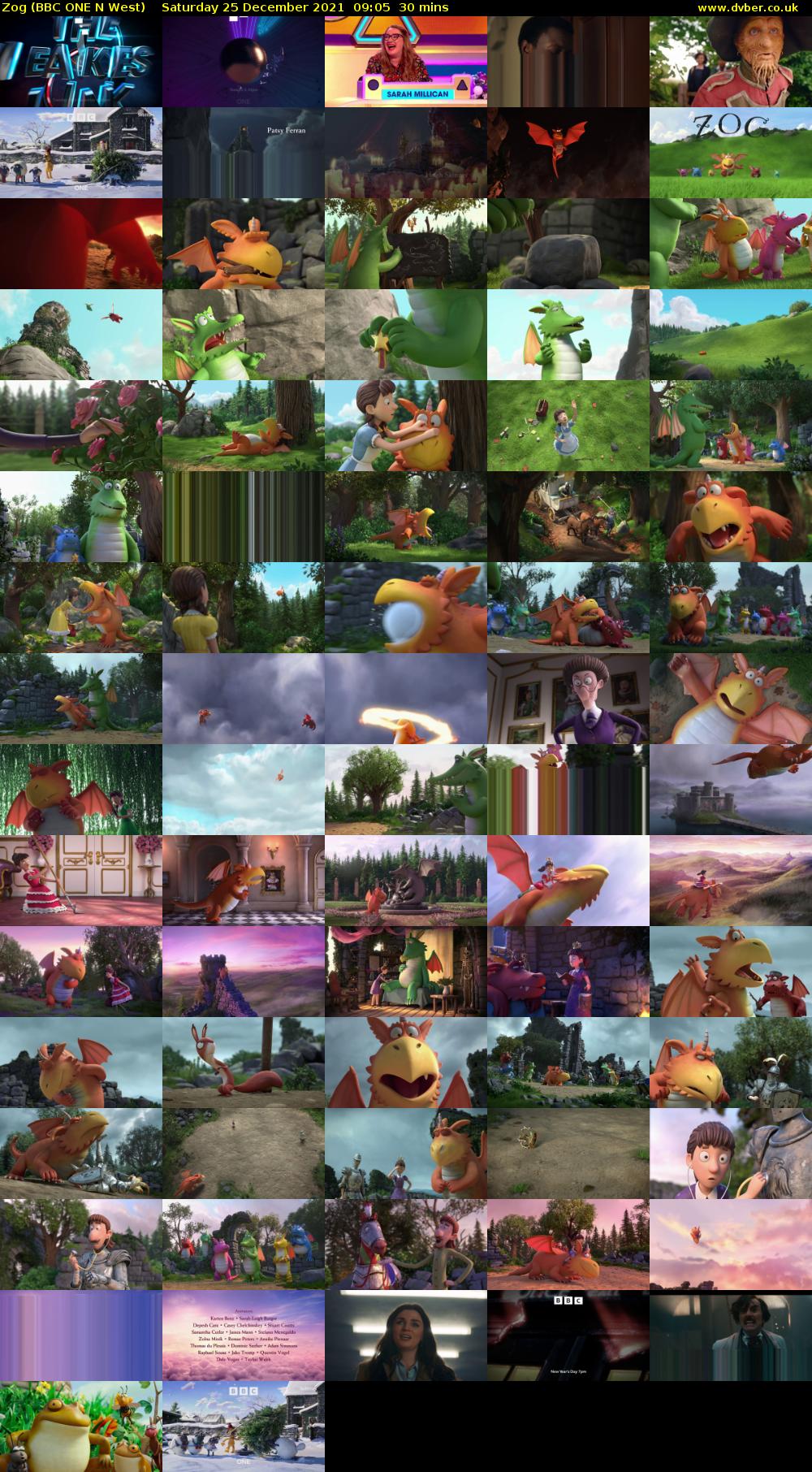 Zog (BBC ONE N West) Saturday 25 December 2021 09:05 - 09:35