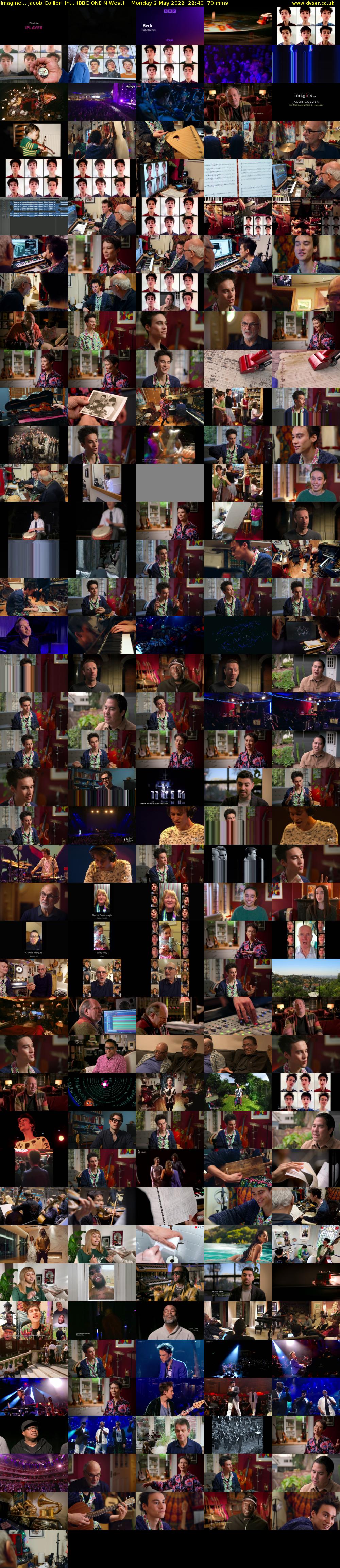 imagine... Jacob Collier: In... (BBC ONE N West) Monday 2 May 2022 22:40 - 23:50