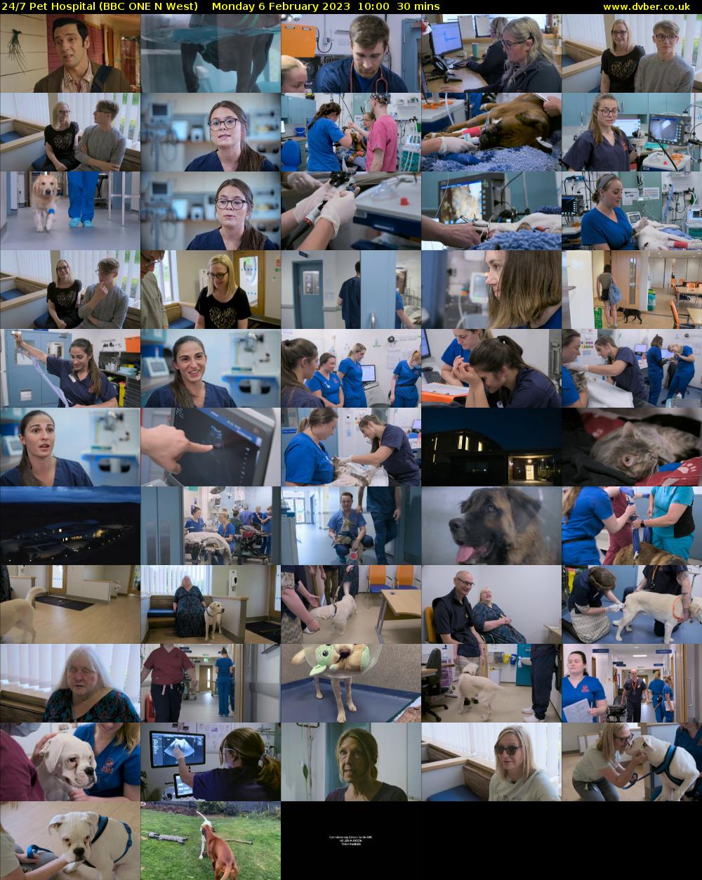 24/7 Pet Hospital (BBC ONE N West) Monday 6 February 2023 10:00 - 10:30
