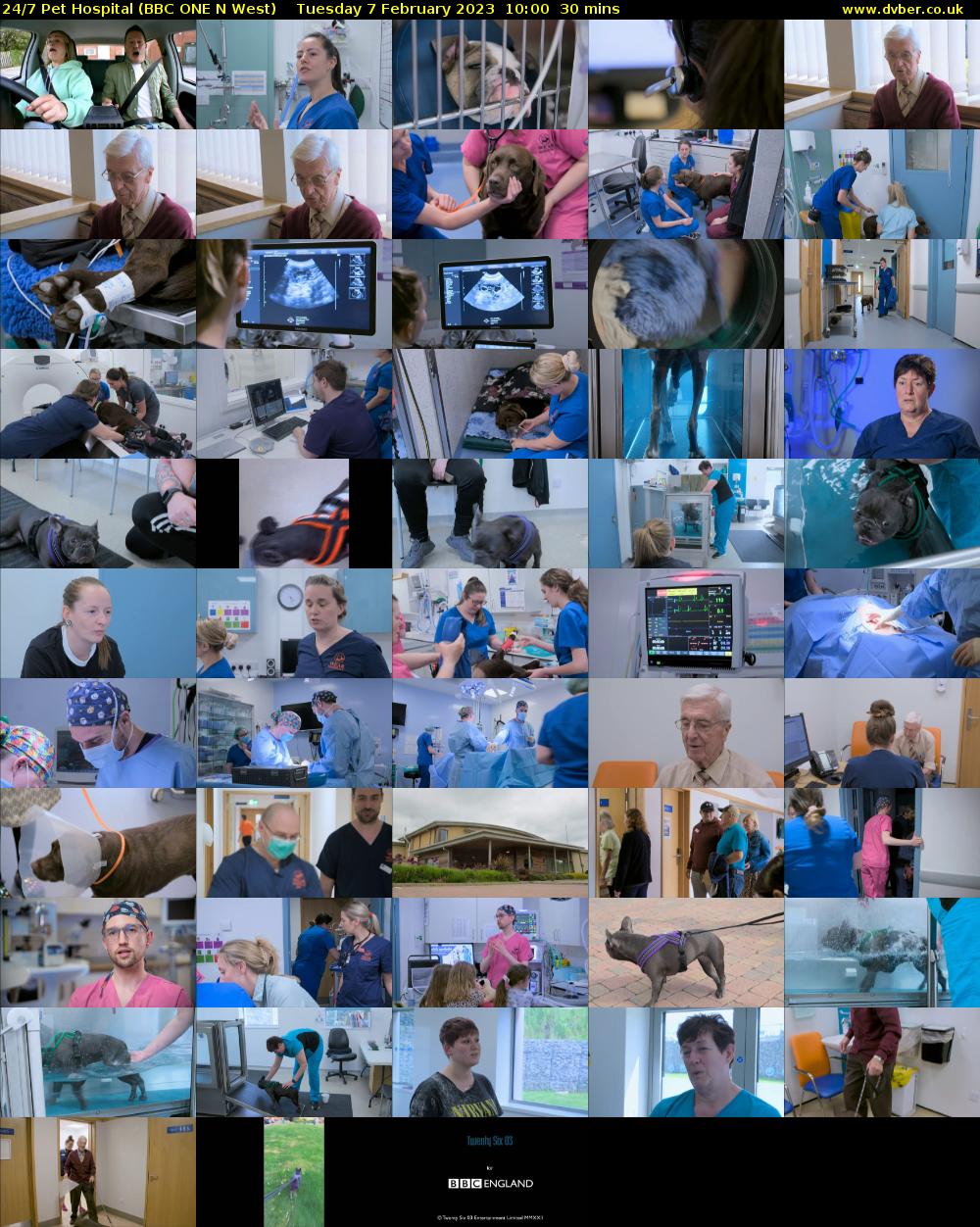 24/7 Pet Hospital (BBC ONE N West) Tuesday 7 February 2023 10:00 - 10:30