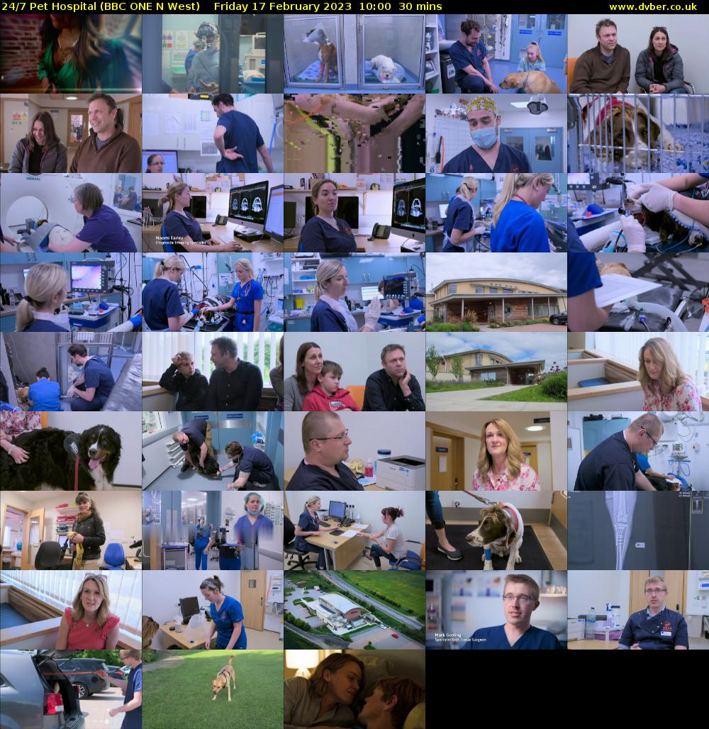 24/7 Pet Hospital (BBC ONE N West) Friday 17 February 2023 10:00 - 10:30