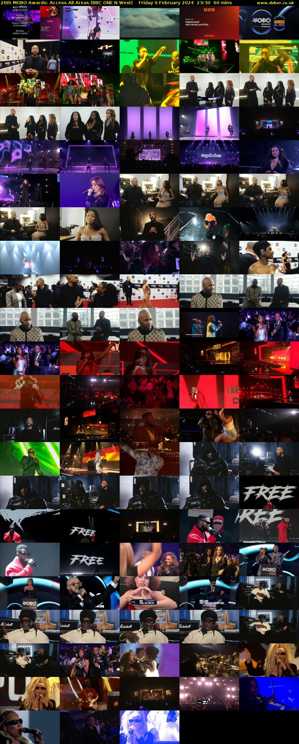 26th MOBO Awards: Access All Areas (BBC ONE N West) Friday 9 February 2024 23:30 - 00:30