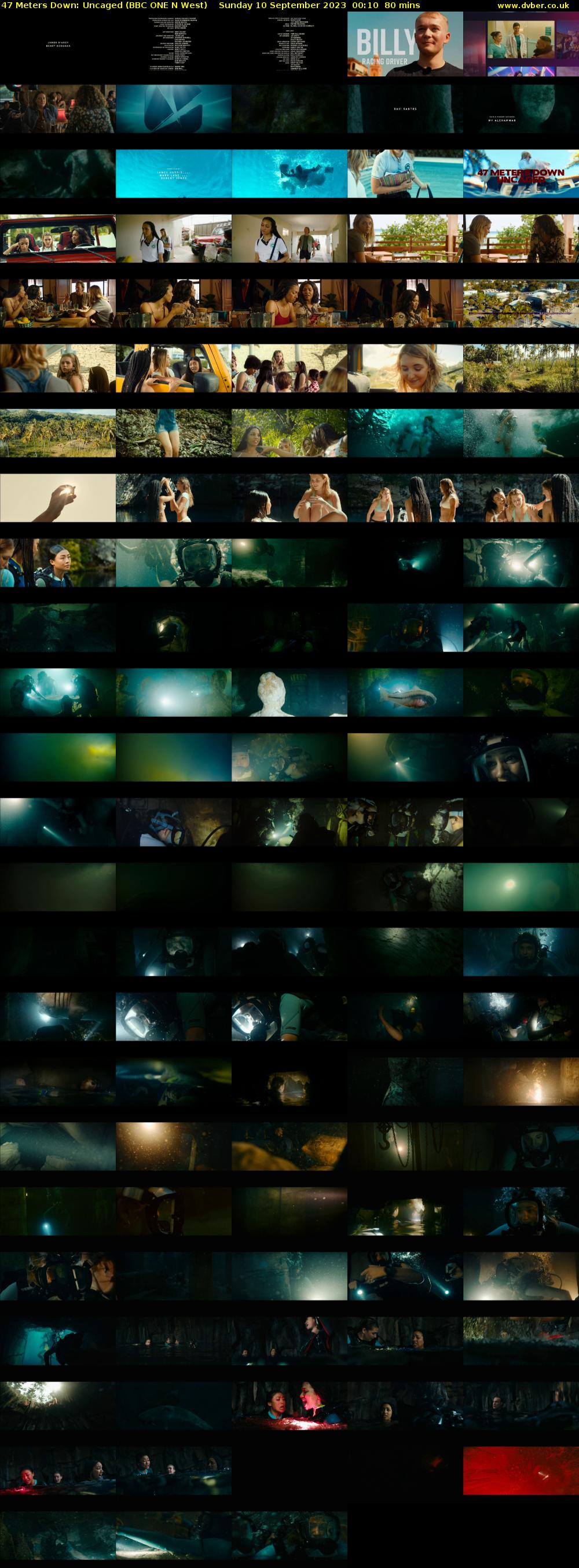 47 Meters Down: Uncaged (BBC ONE N West) Sunday 10 September 2023 00:10 - 01:30