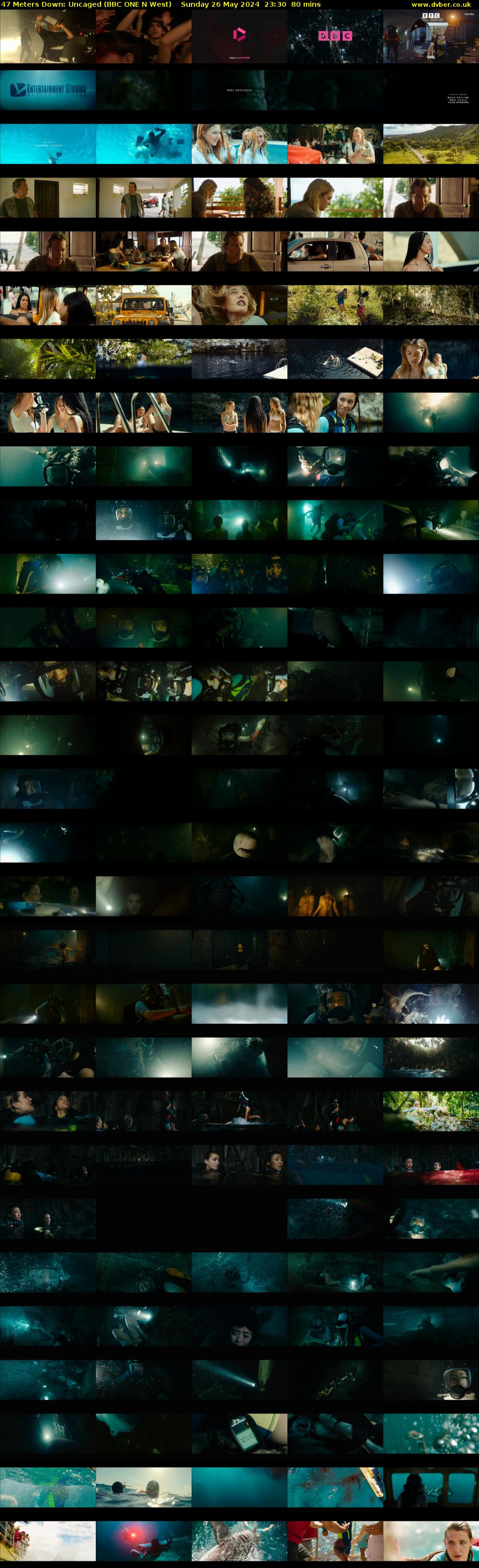 47 Meters Down: Uncaged (BBC ONE N West) Sunday 26 May 2024 23:30 - 00:50