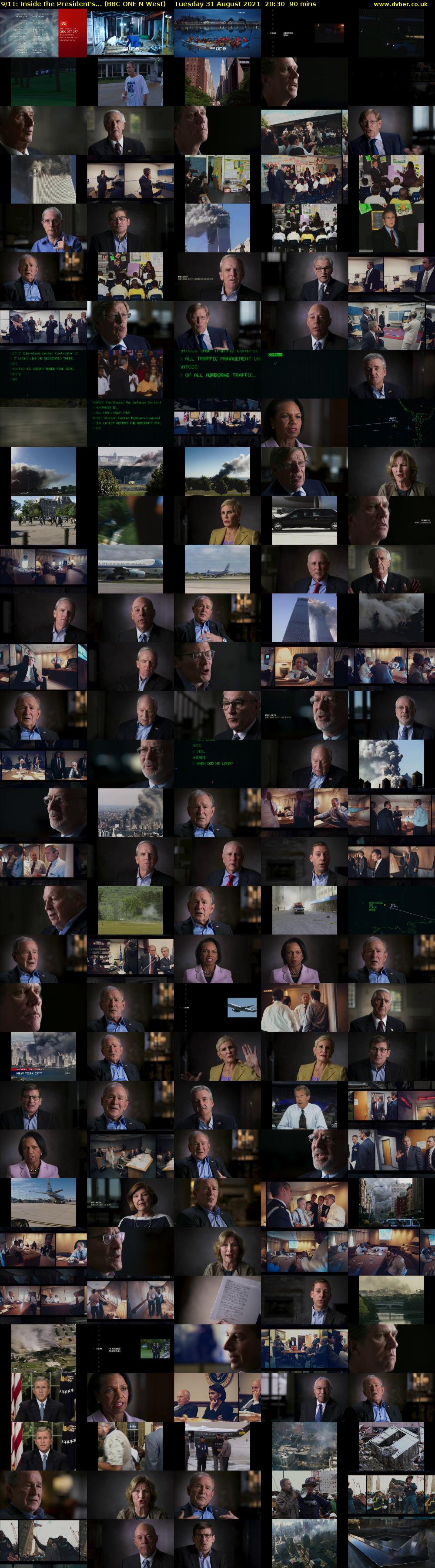 9/11: Inside the President's... (BBC ONE N West) Tuesday 31 August 2021 20:30 - 22:00