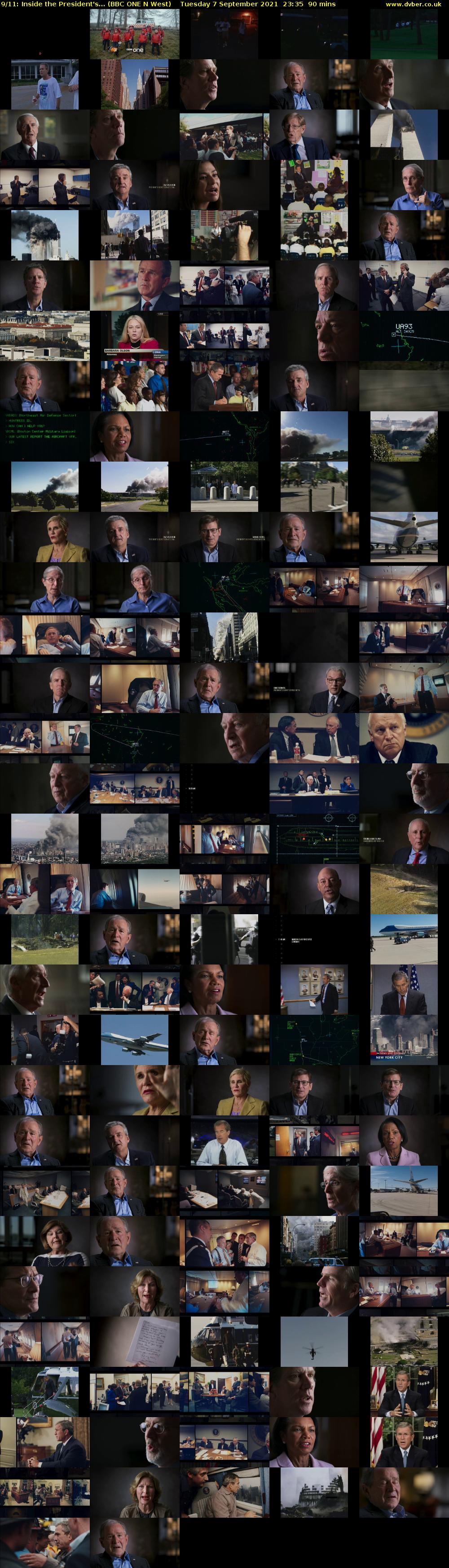 9/11: Inside the President's... (BBC ONE N West) Tuesday 7 September 2021 23:35 - 01:05