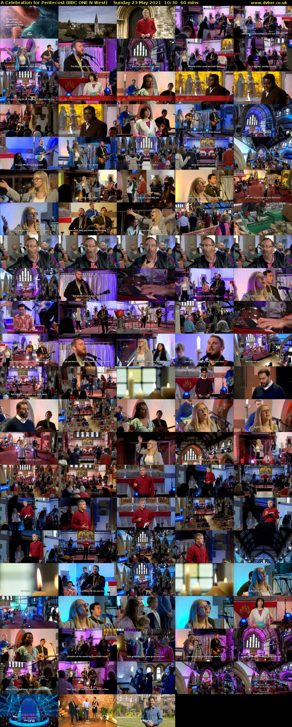 A Celebration for Pentecost (BBC ONE N West) Sunday 23 May 2021 10:30 - 11:30