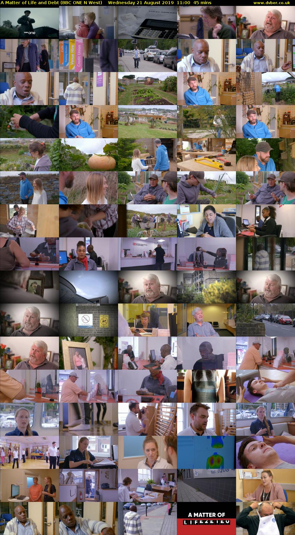 A Matter of Life and Debt (BBC ONE N West) Wednesday 21 August 2019 11:00 - 11:45