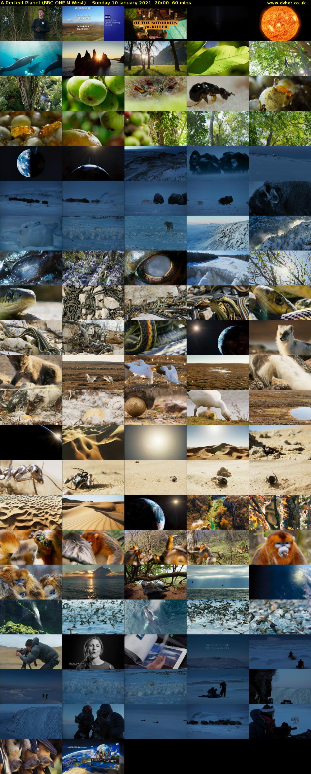 A Perfect Planet (BBC ONE N West) Sunday 10 January 2021 20:00 - 21:00