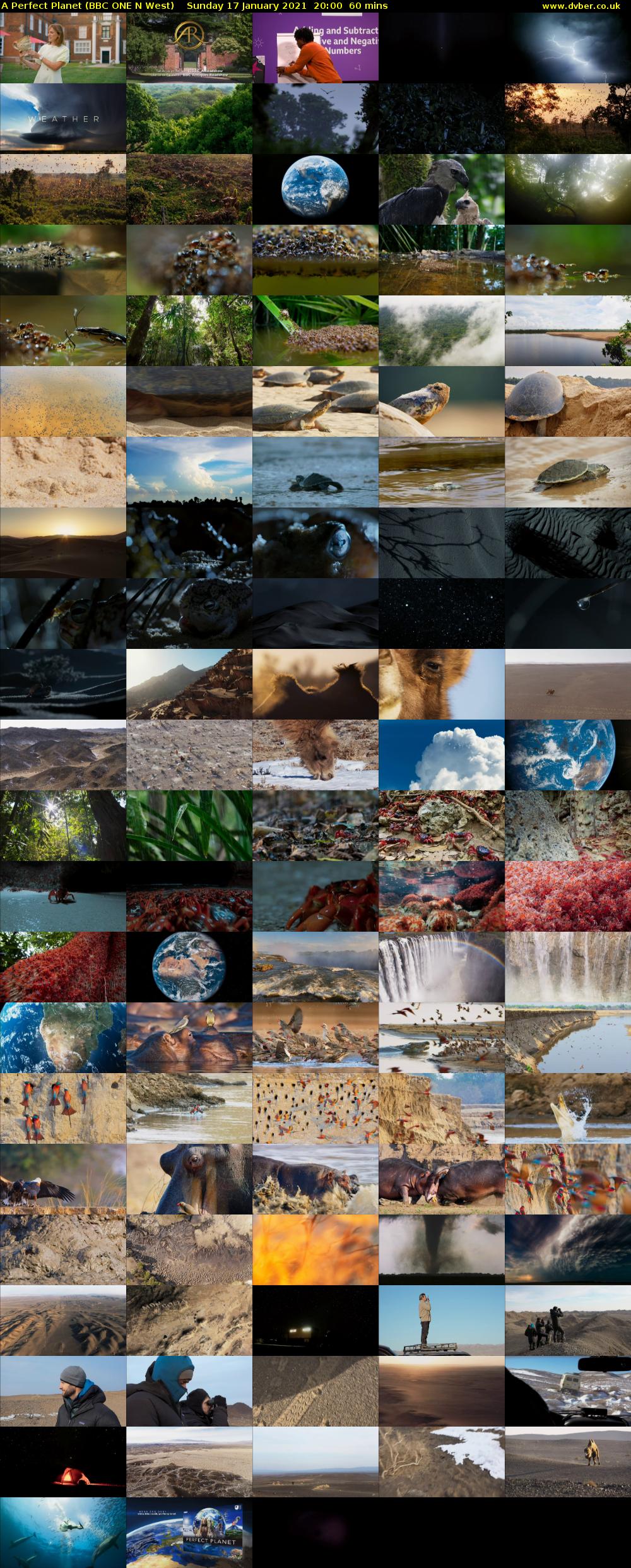 A Perfect Planet (BBC ONE N West) Sunday 17 January 2021 20:00 - 21:00