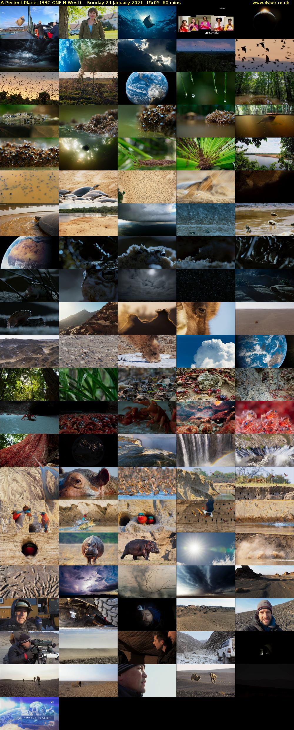 A Perfect Planet (BBC ONE N West) Sunday 24 January 2021 15:05 - 16:05