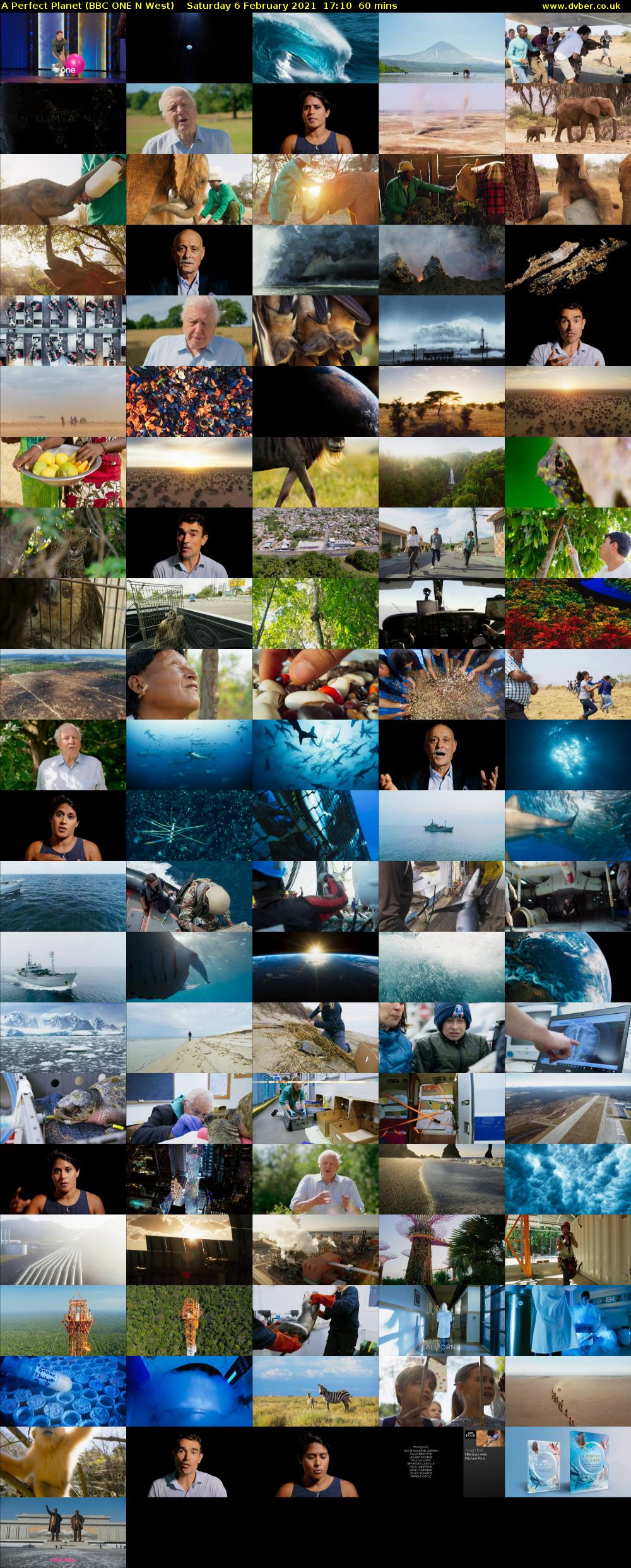 A Perfect Planet (BBC ONE N West) Saturday 6 February 2021 17:10 - 18:10