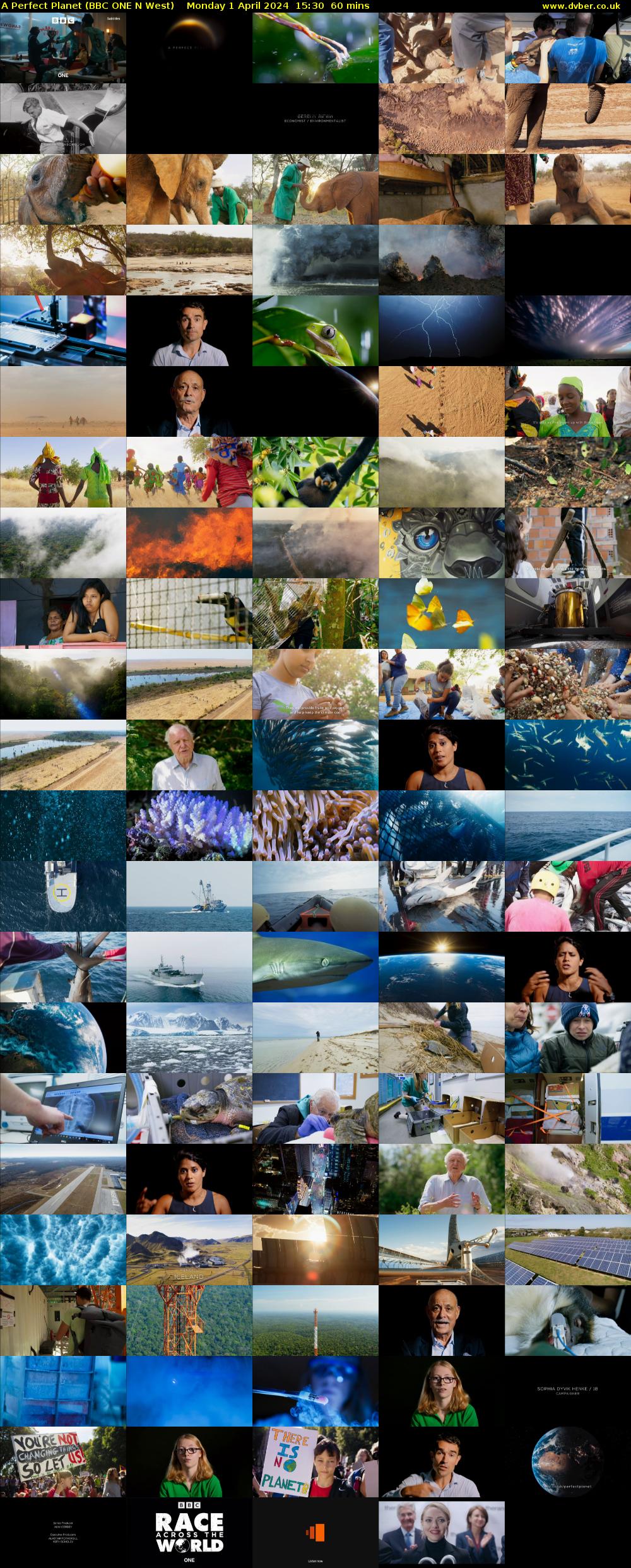 A Perfect Planet (BBC ONE N West) Monday 1 April 2024 15:30 - 16:30