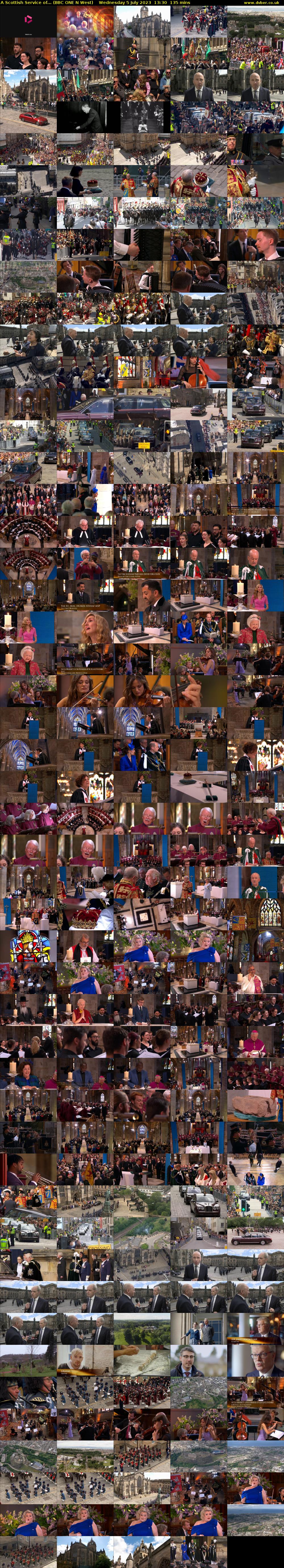 A Scottish Service of... (BBC ONE N West) Wednesday 5 July 2023 13:30 - 15:45