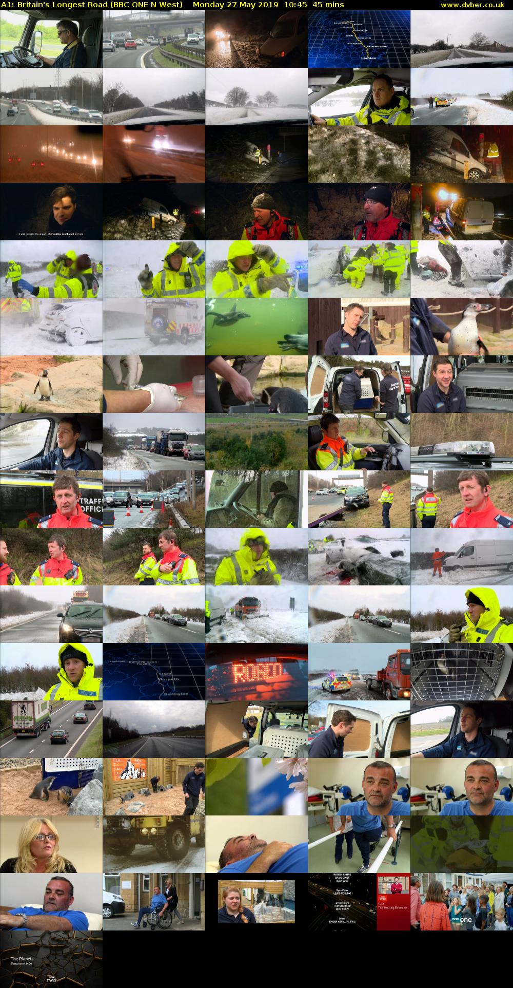 A1: Britain's Longest Road (BBC ONE N West) Monday 27 May 2019 10:45 - 11:30