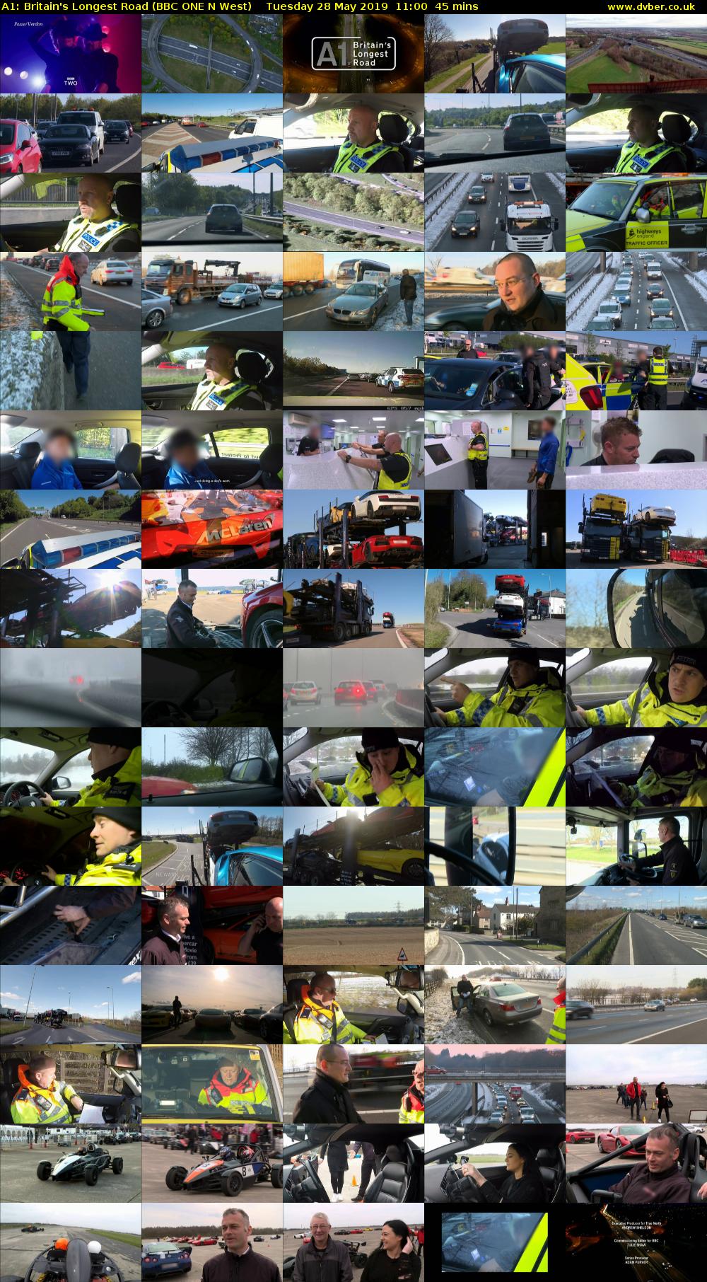 A1: Britain's Longest Road (BBC ONE N West) Tuesday 28 May 2019 11:00 - 11:45