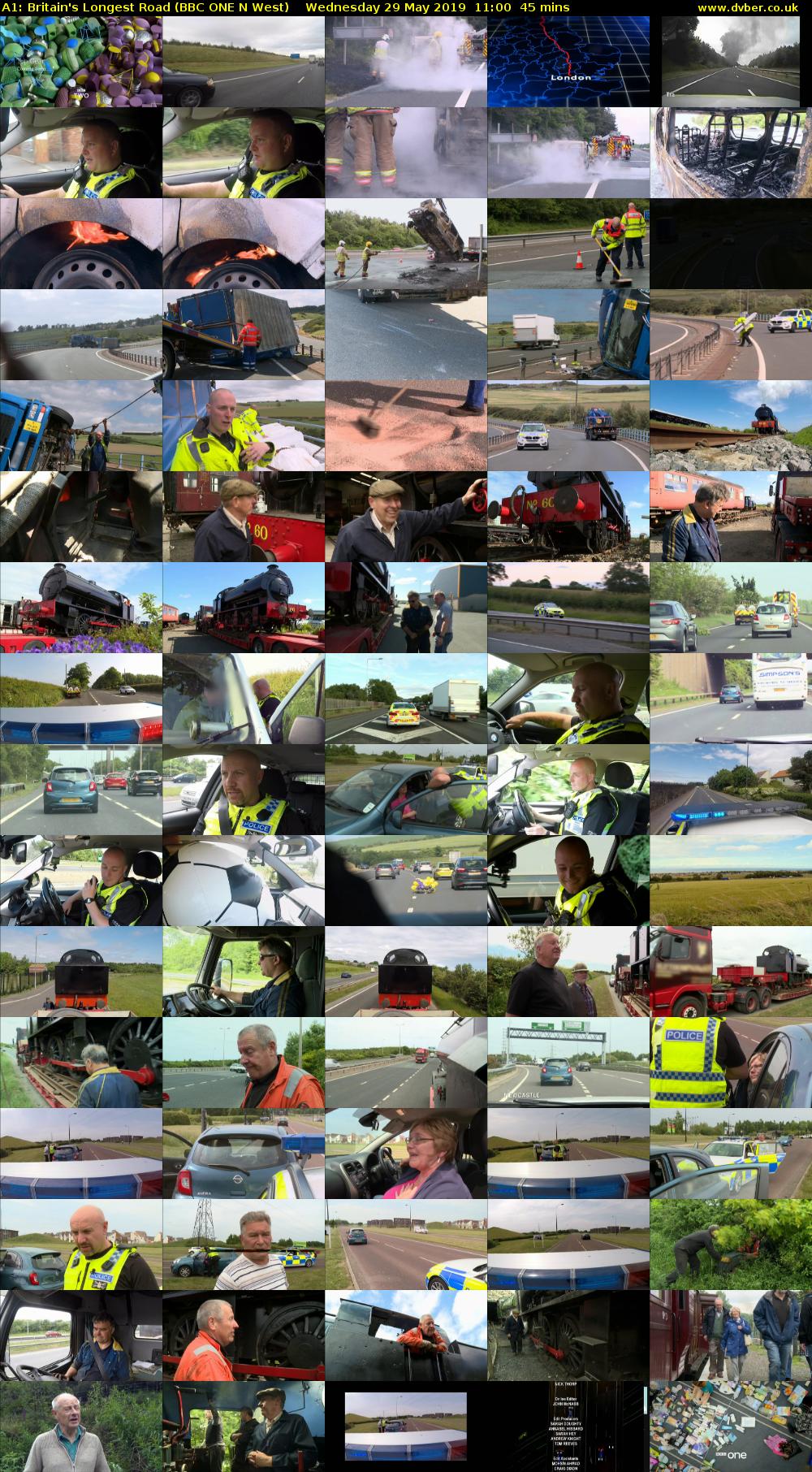 A1: Britain's Longest Road (BBC ONE N West) Wednesday 29 May 2019 11:00 - 11:45