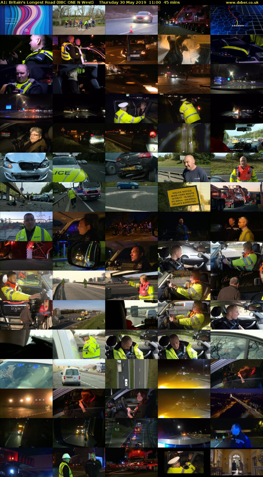 A1: Britain's Longest Road (BBC ONE N West) Thursday 30 May 2019 11:00 - 11:45