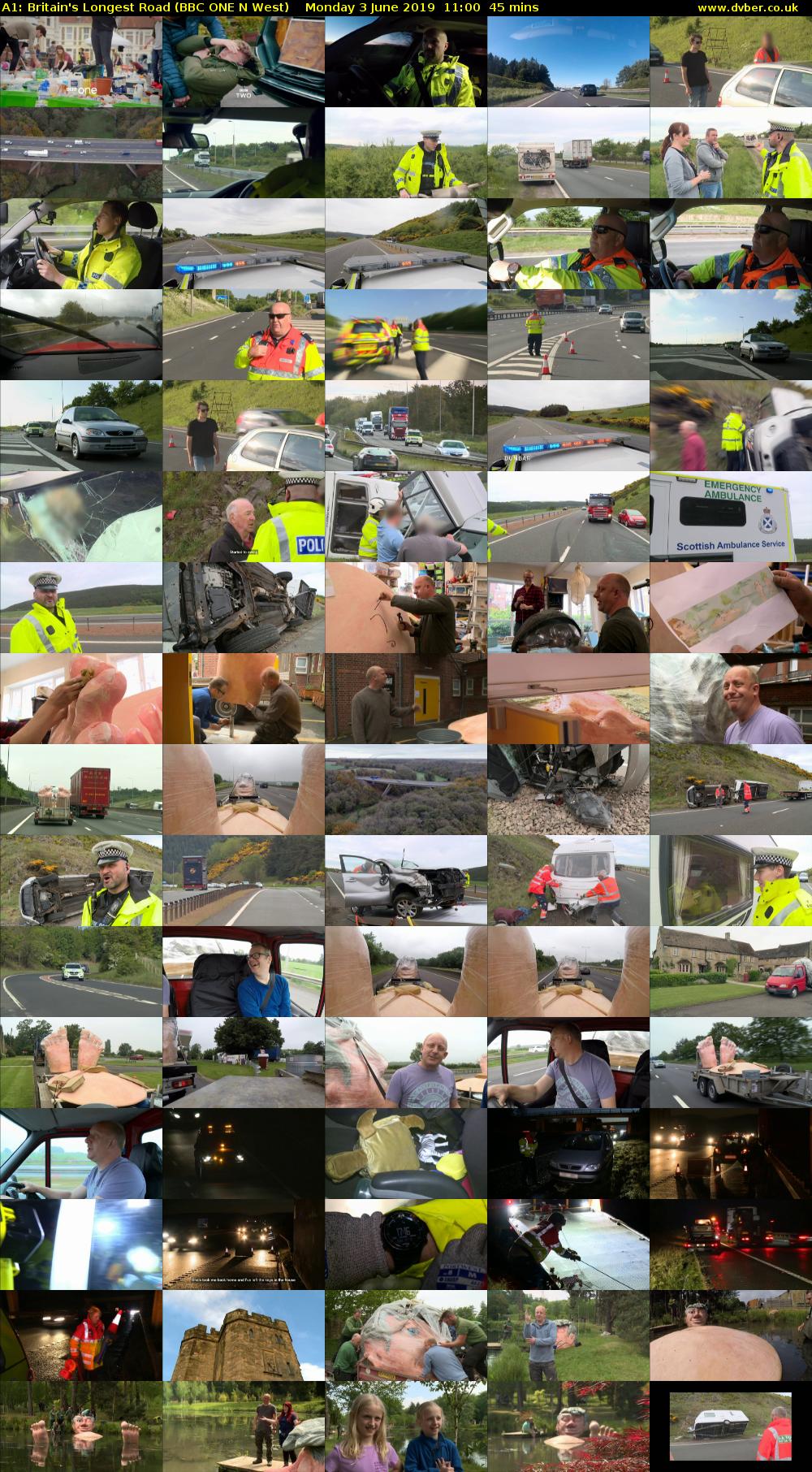 A1: Britain's Longest Road (BBC ONE N West) Monday 3 June 2019 11:00 - 11:45